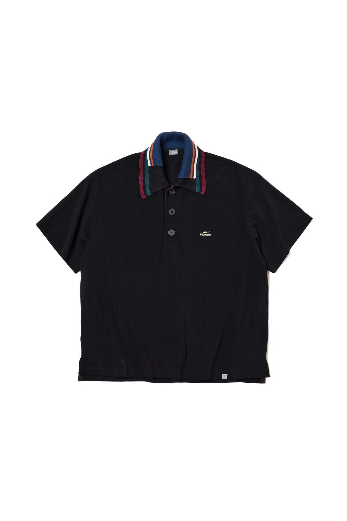 Kolor beacon ポロシャツ　黒　サイズ2 26SBM-T01232-08 Tops | kolor OFFICIAL ONLINE STORE | カラー公式