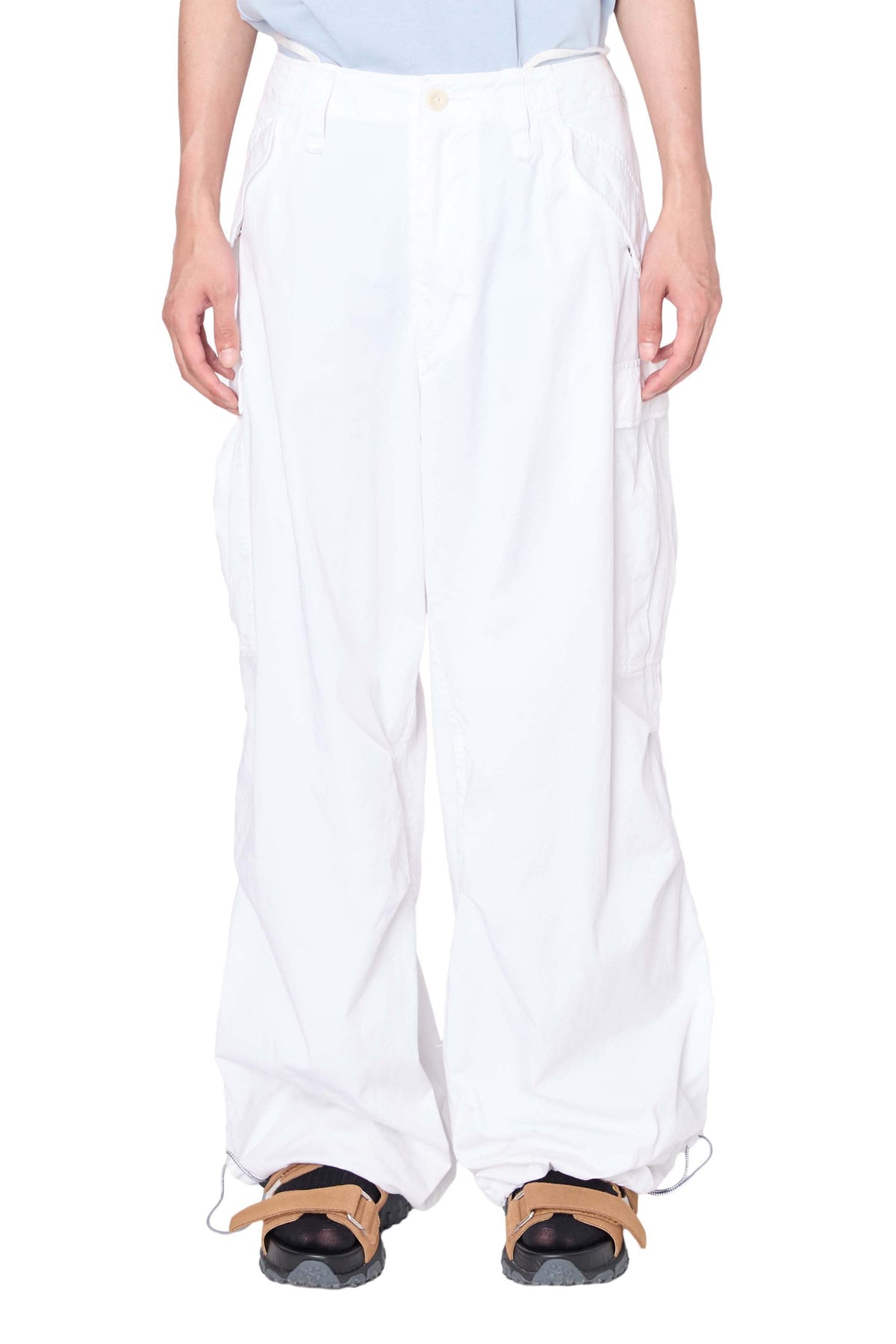 kolor 26ss ホワイトカーゴパンツ サイズ1 26SCM-P05104-00 Pants | kolor OFFICIAL ONLINE STORE | カラー公式