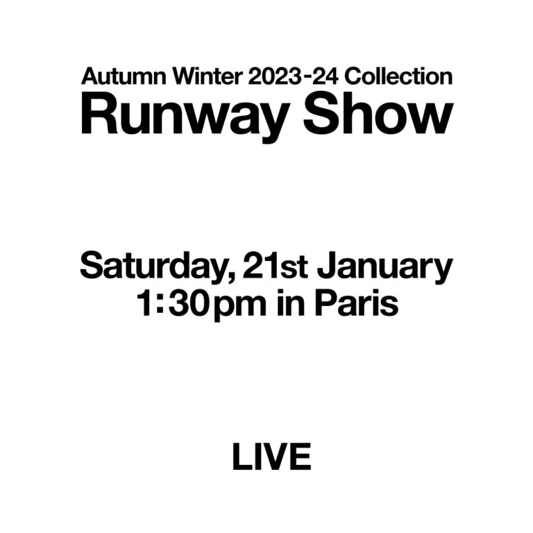 kolor / news / Autumn Winter 202324 Runway Show at Paris Fashion Week